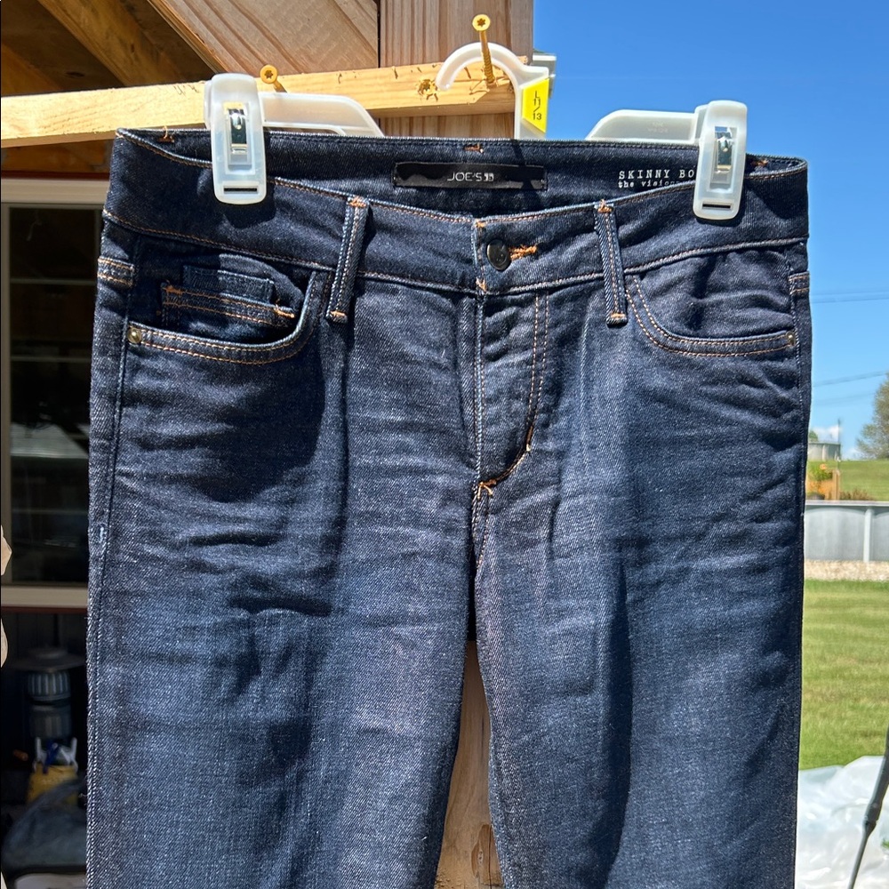 Joe's Jeans Dark Blue Flare & Wide Leg
